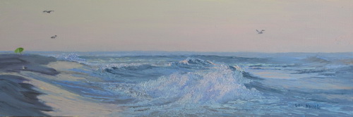 image of painting "Twilight on the Beach"